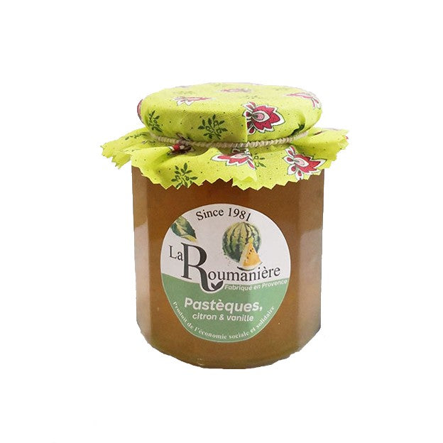 Confiture de Pastèque au Citron et à la Vanille 335g