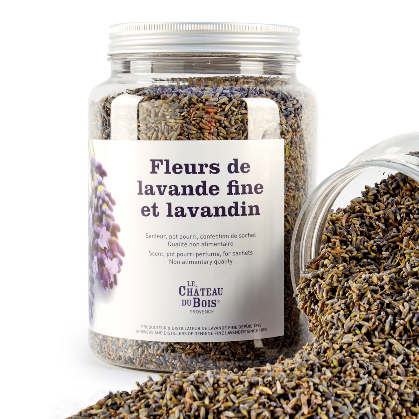 Pot 100% pure Fleurs de Lavande fine et Lavandin 220g