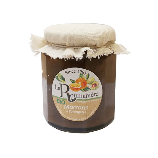 Confiture de Marrons et Orangettes Bio 335g